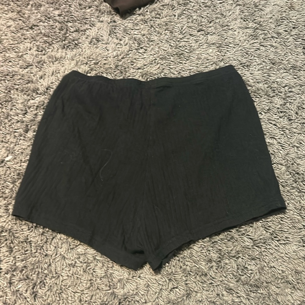 Black shein comfy shorts